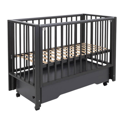 Кровать детская с универсальным маятником Rant Bergen Plus 800 Moon Grey 01